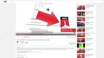 Placený ebook - zlepšete si svůj YouTube kanál. 