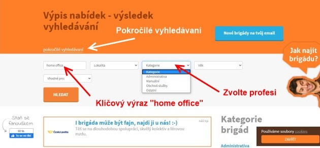 Home office brigády můžete sledovat i na stránce fajn-brigady.cz.