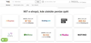 Seznam až 907 e-shopů, kde získáte peníze zpět.