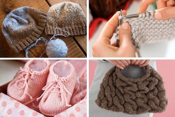 Čepice, kabelka, svetr a další pěkné věcičky, které vznikly ručním pletením a háčkováním.