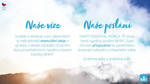 Jaké jsou vize a poslání firmy Bewit?