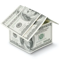 Domek vytvořený z peněz – možnosti jak vydělat na nemovitostech.