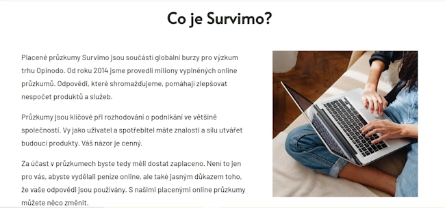 Co je Survimo - informace.